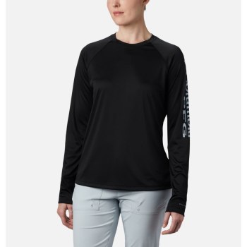 Dámské Mikiny Columbia PFG Tidal II Long Sleeve Černé Šedé MQYPCZ976